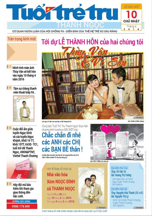 ý tưởng thiệp cưới