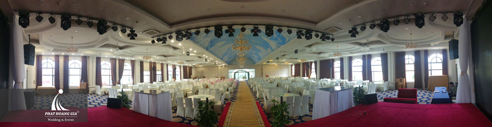 lắp đặt âm thanh ánh sáng nhà hàng