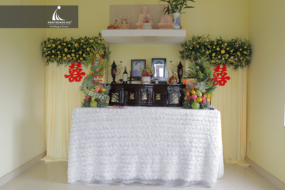 cặp long phụng ngày cưới