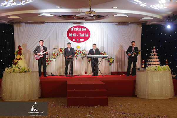 nghi thức lễ cưới tại nhà hàng