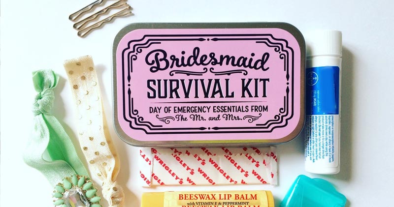 wedding survival kit
