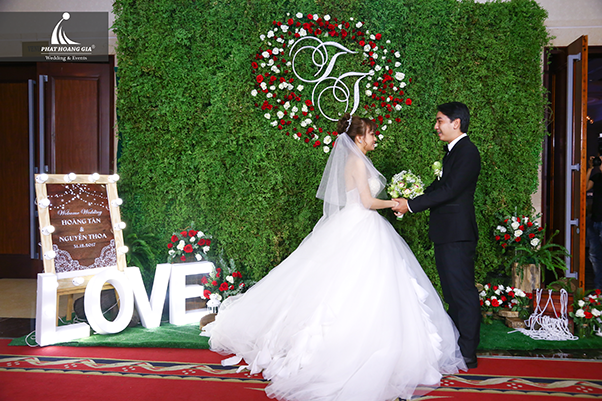 trang trí backgroud chụp hình