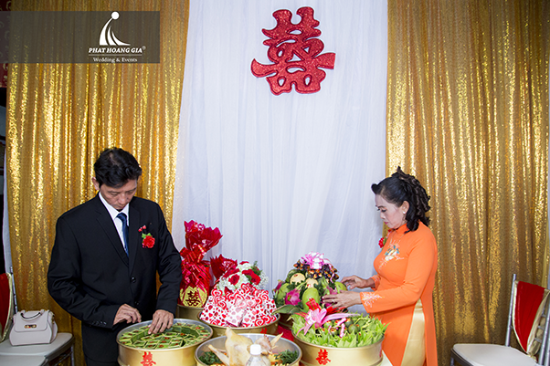 trang trí gia tiên 