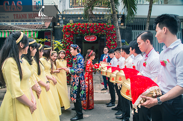 trình tự cơ bản trong lễ cưới truyền thống
