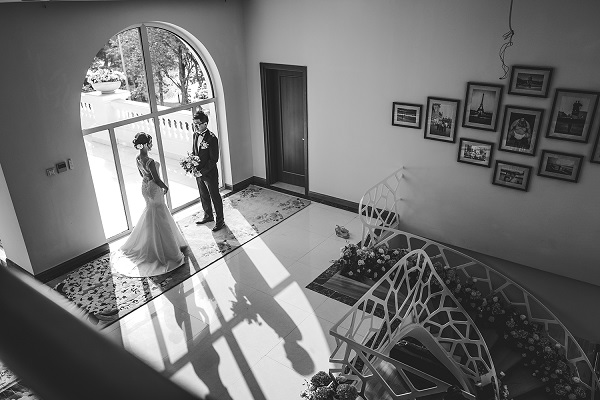 ảnh phóng sự cưới đen trắng