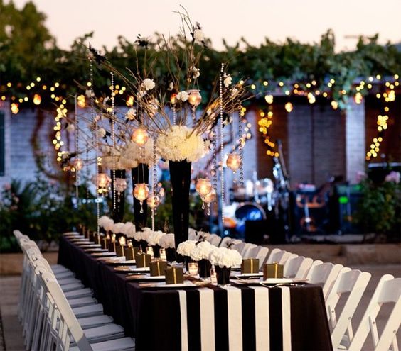 Xu hướng tiệc cưới bàn dài hot nhất 2018