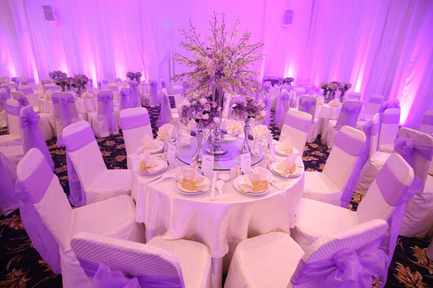 đám cưới màu tím