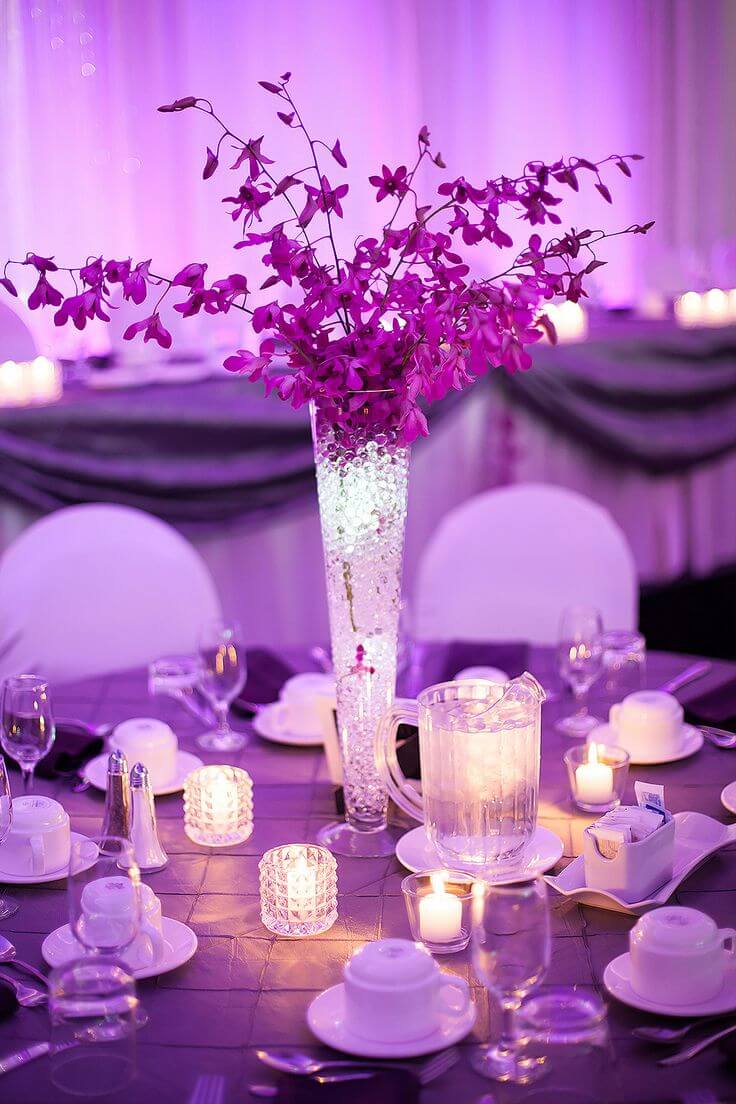 đám cưới màu tím