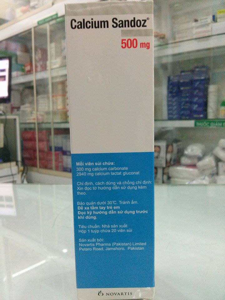 CALCIUM SADOZ 500MG