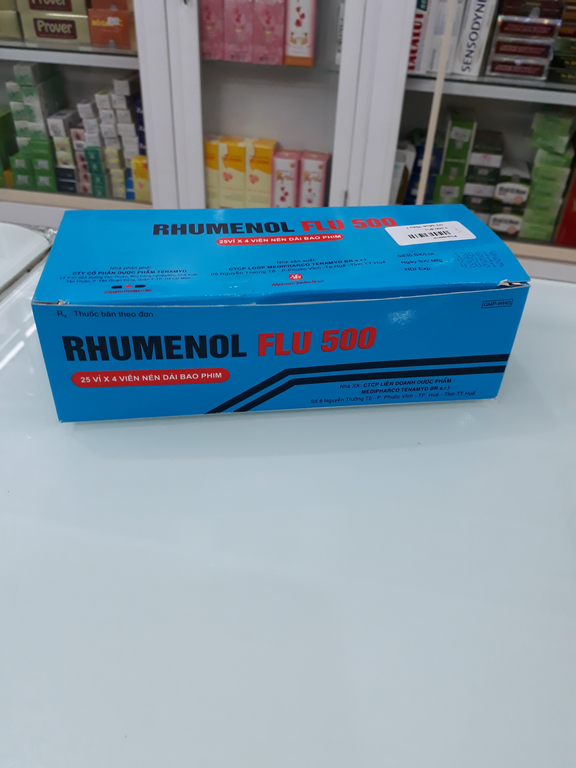 FHUMENOL FLU 500MG