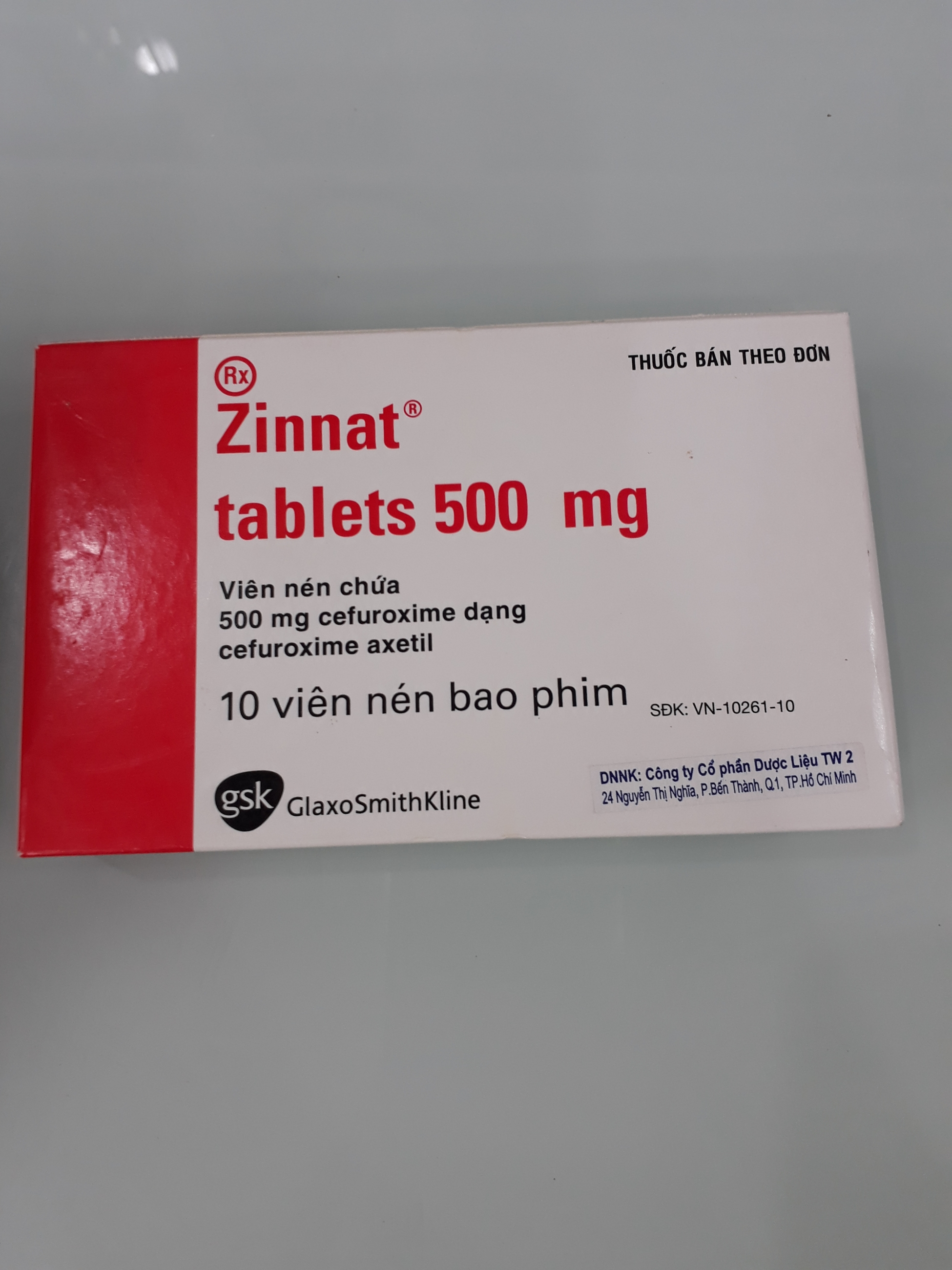 ZINNAT 500MG
