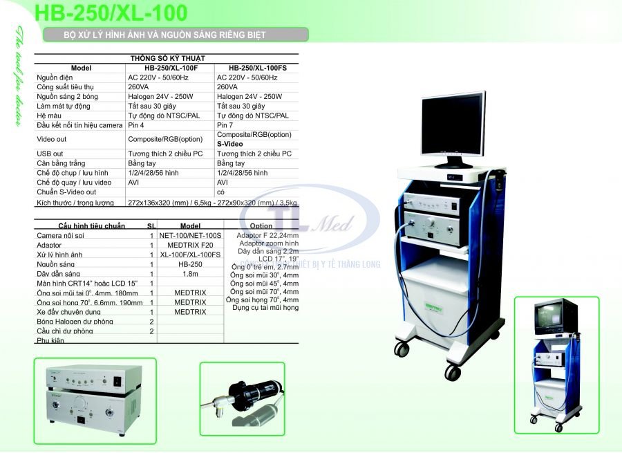 Máy nội soi TMH Medtrix