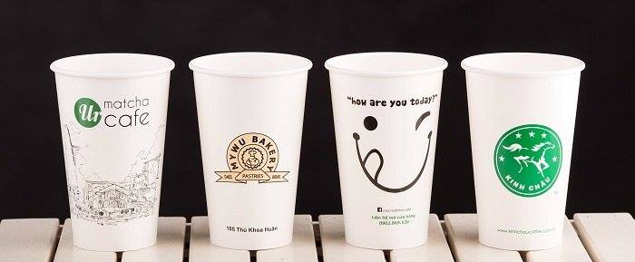 In Logo cố giấy/ cốc nhựa / Nguyên Liệu Pha Chế Thủy Hương