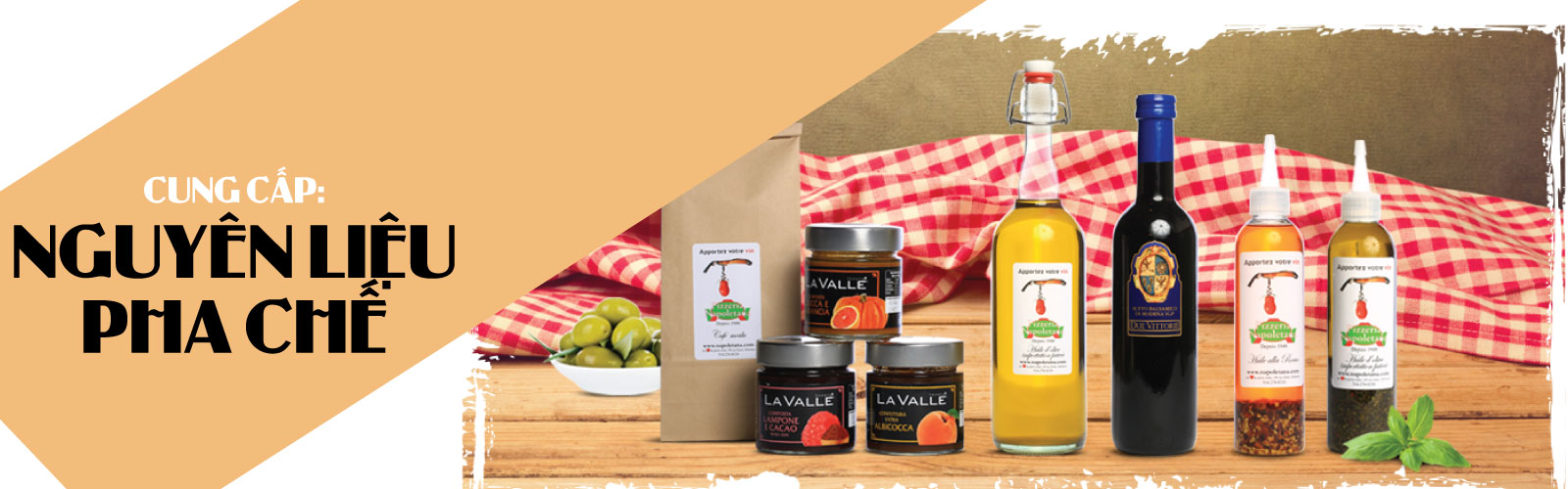 nguyên liệu pha chế tại nghệ an