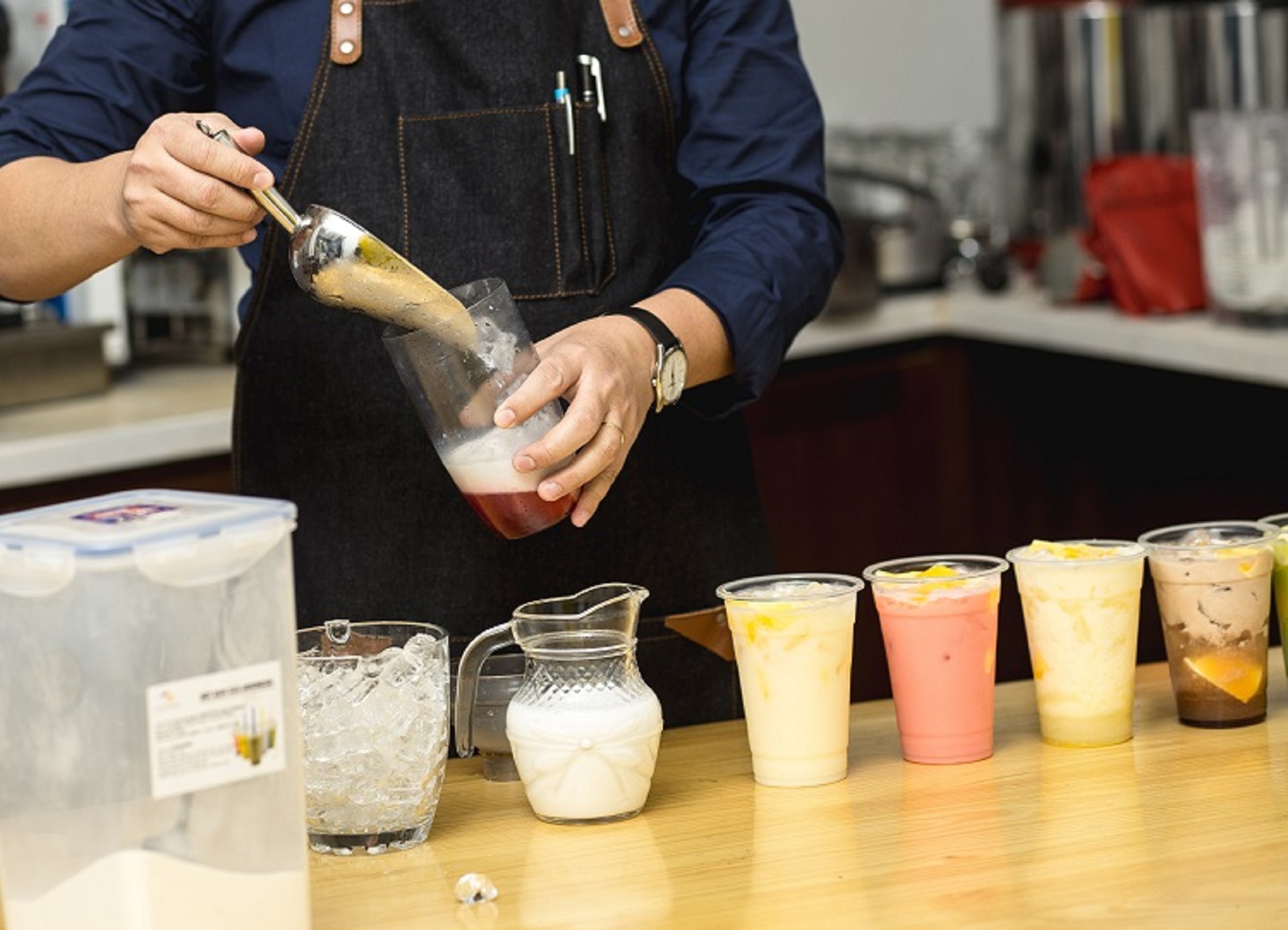 dụng cụ quán trà sữa tại vinh