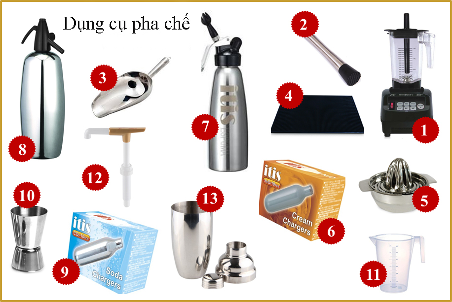 Dụng cụ quán cafe tại Nghệ An