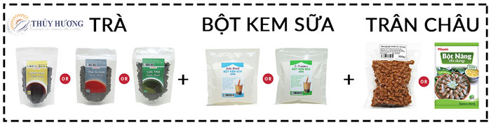 Nguyên liệu pha chế tại Vinh