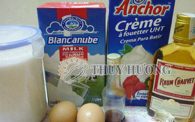 Nguyên liệu làm kem tại Vinh Nghệ An