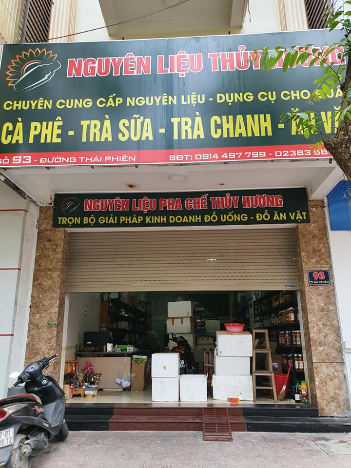 nguyên liệu pha chế tại Vinh