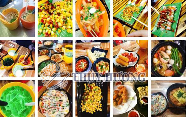 nguyên liệu đồ ăn vặt tại Vinh