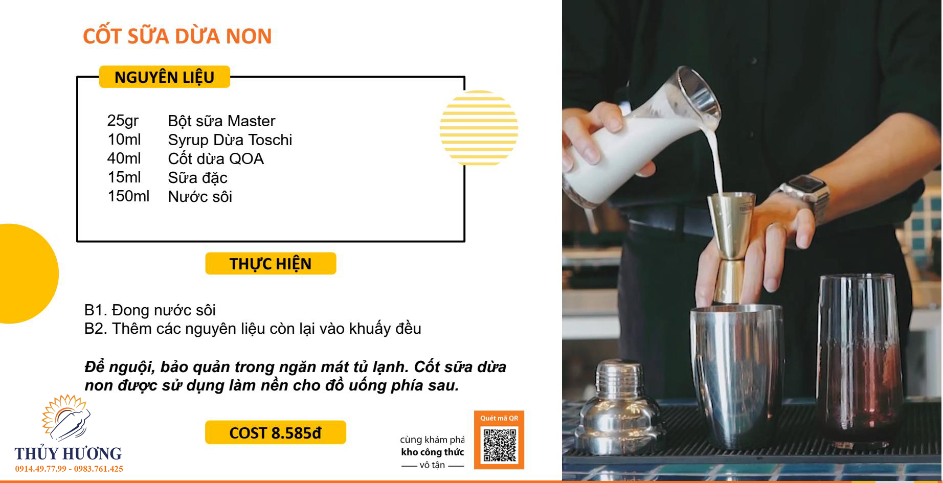 nguyên liệu pha chế tại vinh, nghệ an