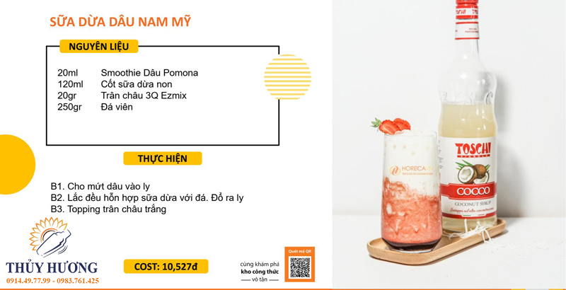 nguyên liệu pha chế tại vinh, nghệ an