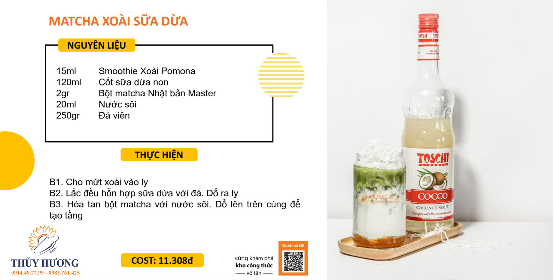 nguyên liệu pha chế tại vinh, nghệ an