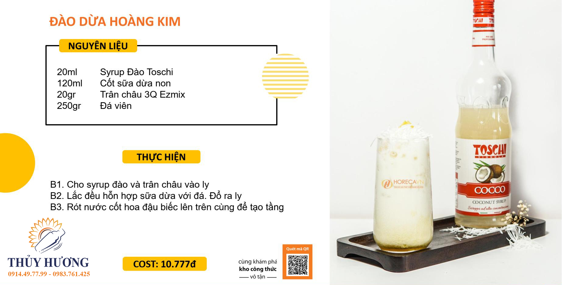 nguyên liệu pha chế tại vinh, nghệ an