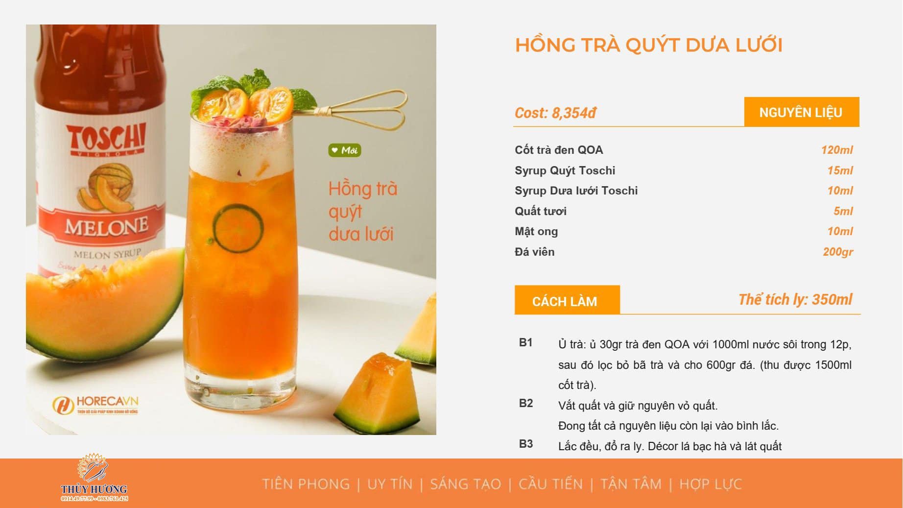 Trà dưa lưới ngon tại Vinh, Nghệ An