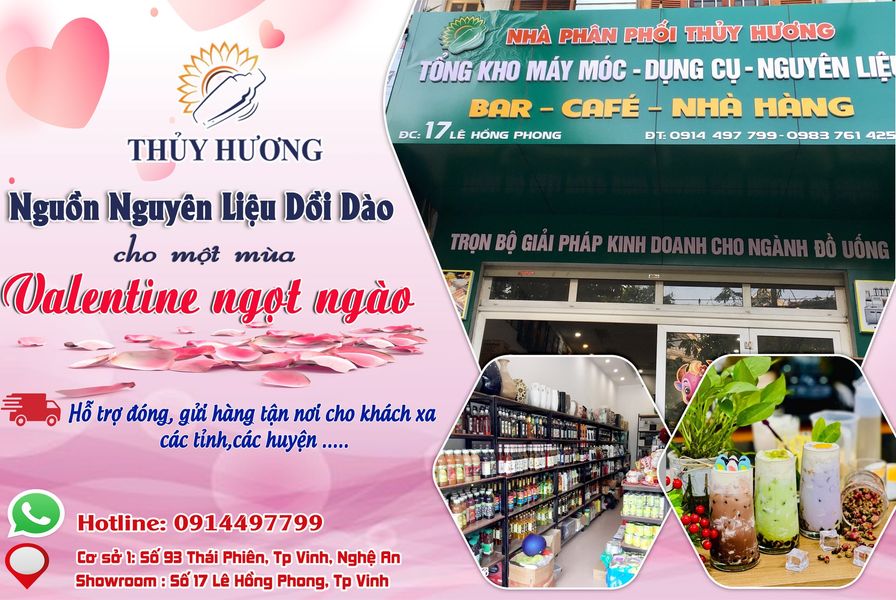 Nguyên liệu pha chế chất lượng tại Vinh, Nghệ An