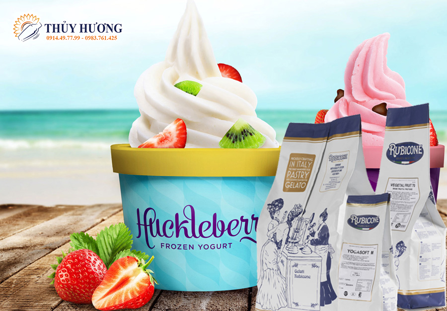 Nguyên liệu làm kem tại Vinh