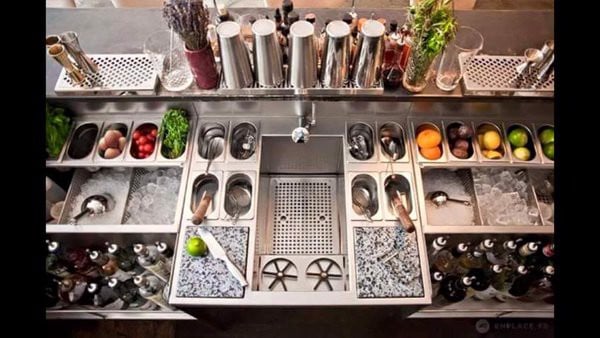 Dụng cụ pha chế quầy bar tại Vinh