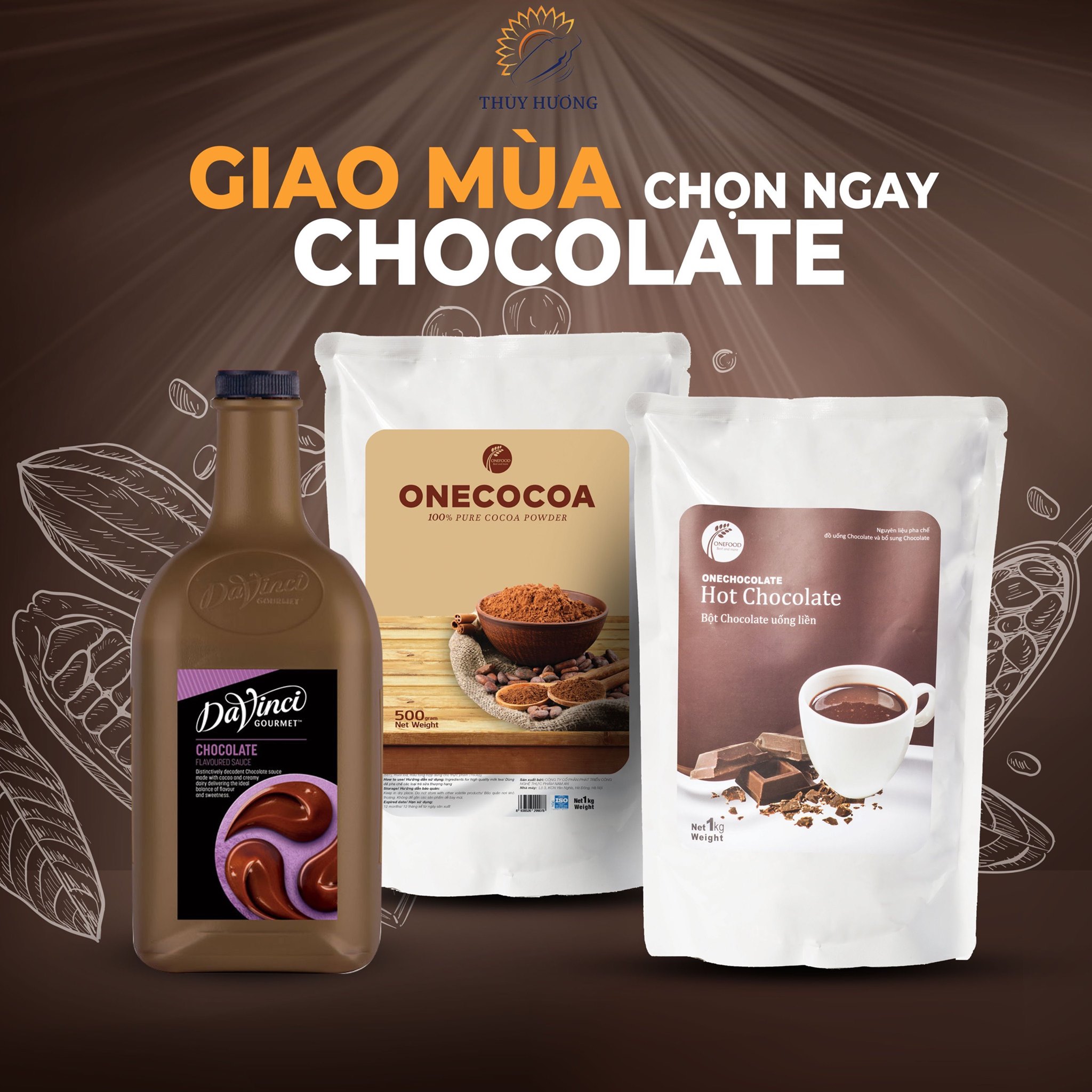 Bột chocolate giá tốt tại Vinh