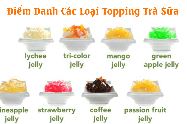 Topping trà sữa tại Vinh, Nghệ An