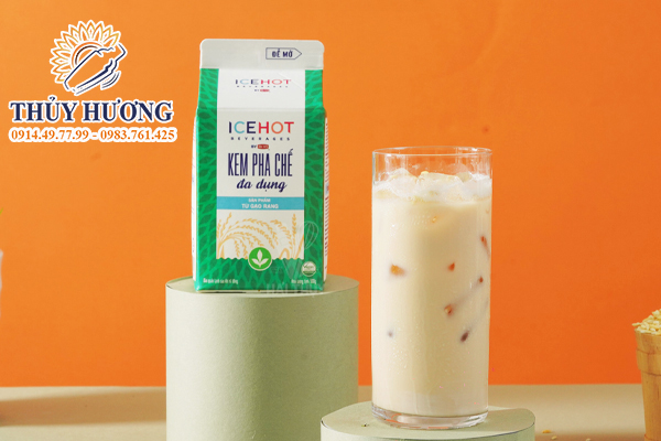 Kem pha chế gạo rang