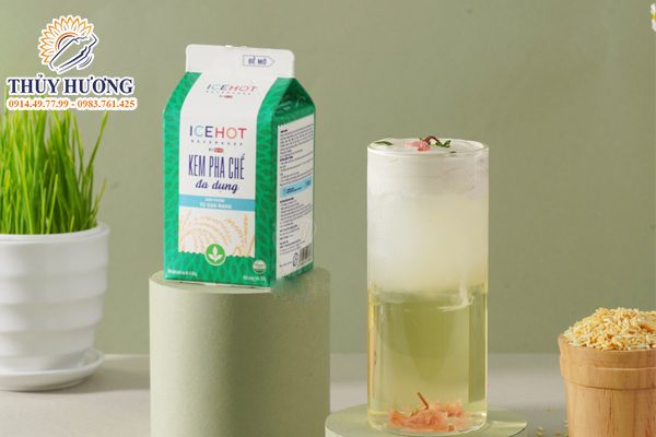 Kem pha chế gạo rang