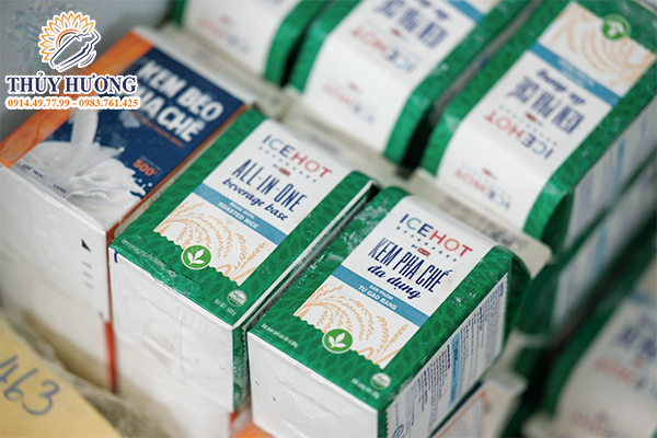 Kem pha chế gạo rang