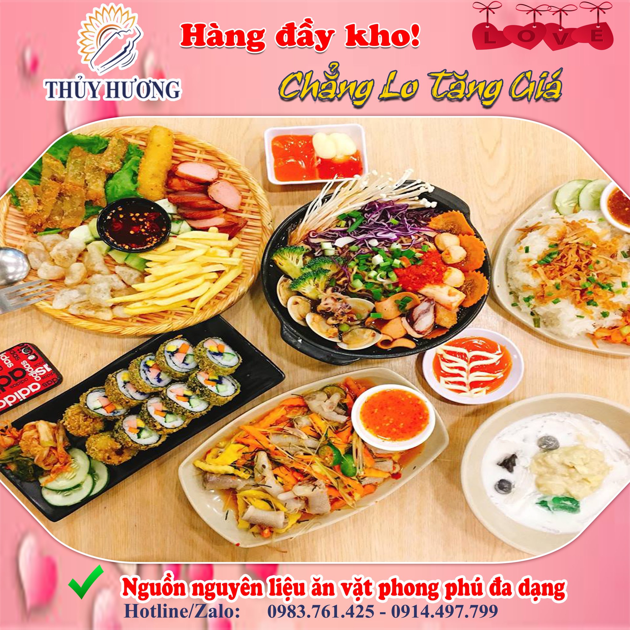 Nguyên liệu ăn vặt