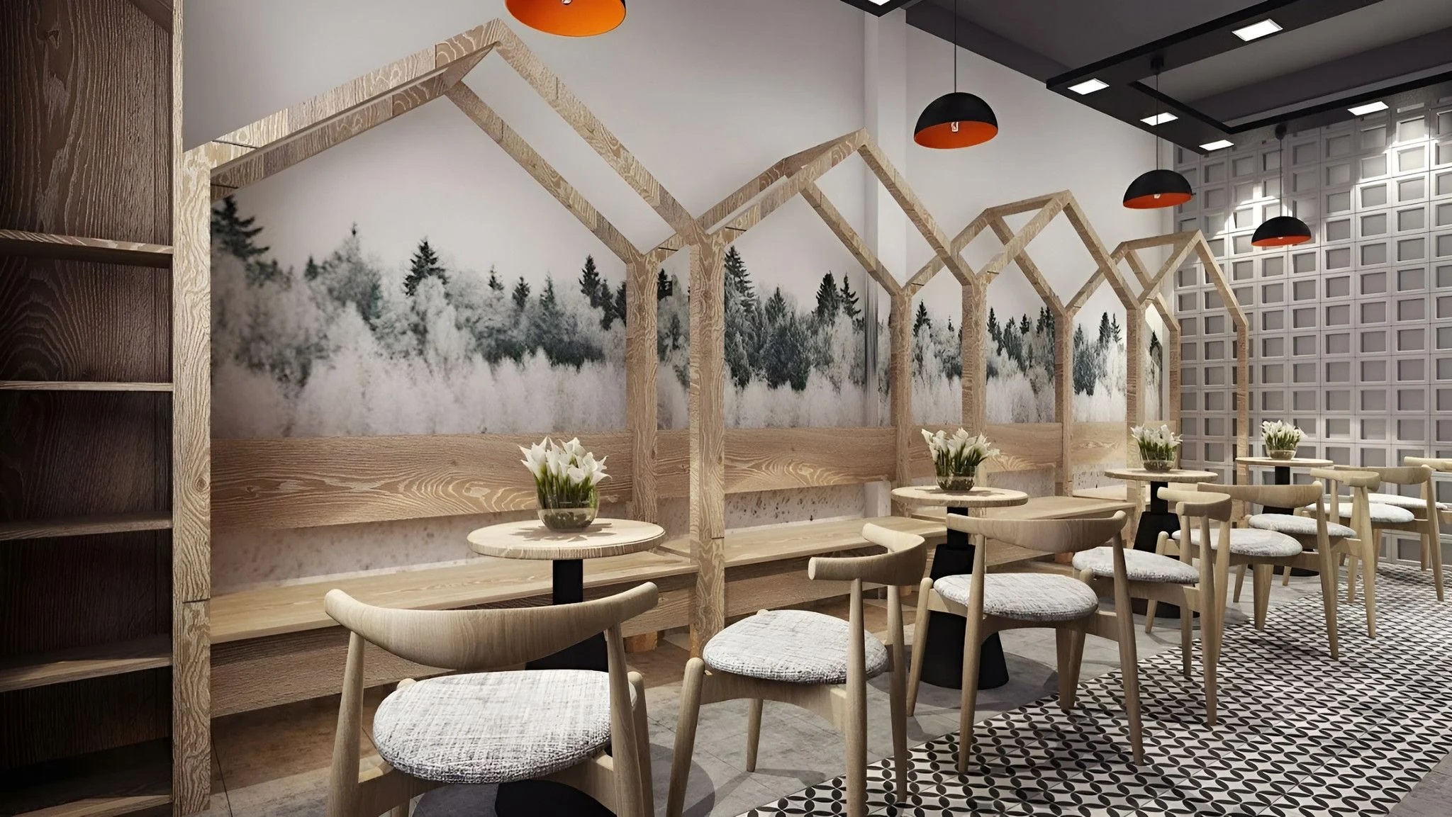 Trang trí quán đẹp cafe