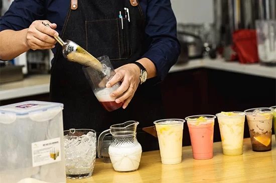 Dụng cụ quán trà sữa