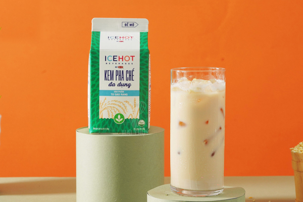 Kem pha chế gạo rang