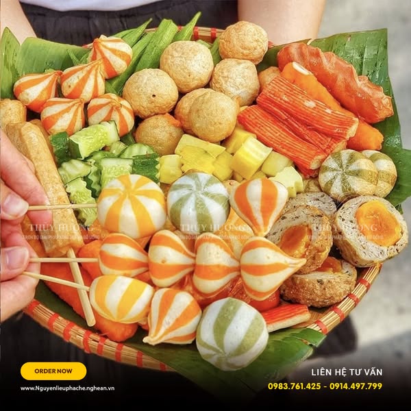 Nguyên liệu ăn vặt