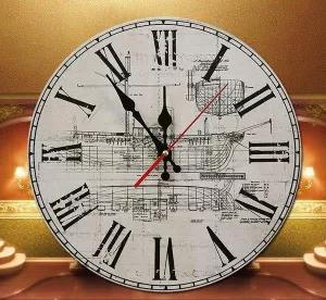 đồng hồ decor 006
