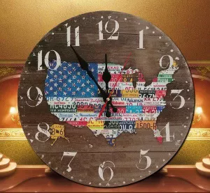 đồng hồ decor 009