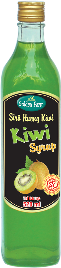 Siro GoldenFarm Kiwi 520ml