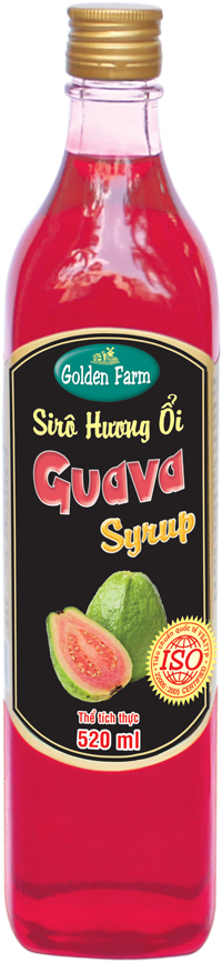 Siro GoldenFarm Ổi 520ml