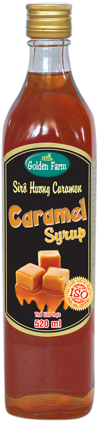 Siro GoldenFarm Caramel 520ml