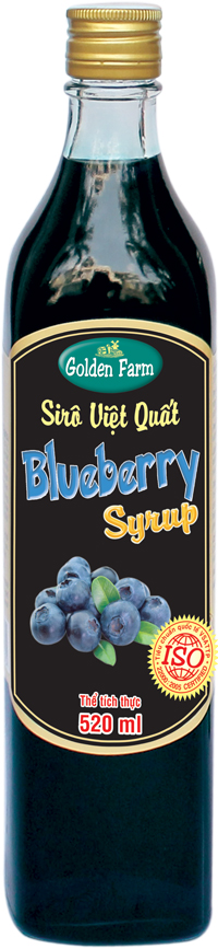 Siro GoldenFarm Việt Quất 520ml