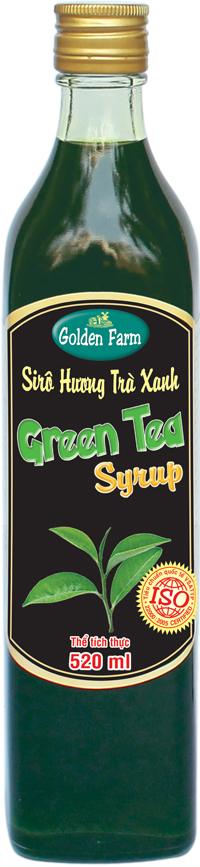 Siro GoldenFarm Trà Xanh 520ml
