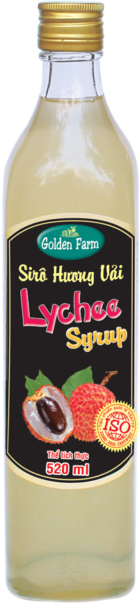 Siro GoldenFarm Vải 520ml